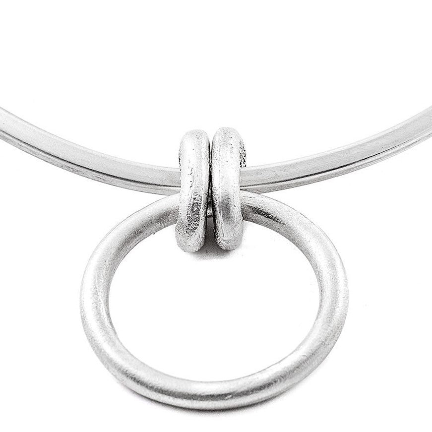 Silver Choker, O-Ring Necklace, O-ring Choker, Choker Necklace, choker Collar, Statement Necklace, Heavy Necklace, Ring Choker Necklace, Statement Necklace