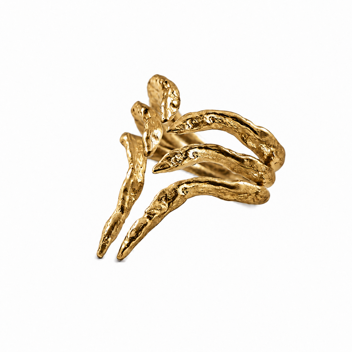 Layered Horn Ring