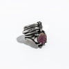 RAW RUBY MULTI LAYERED RING