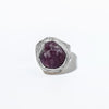 HOLLOW FORM Raw Ruby Ring