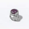 HOLLOW FORM Raw Ruby Ring