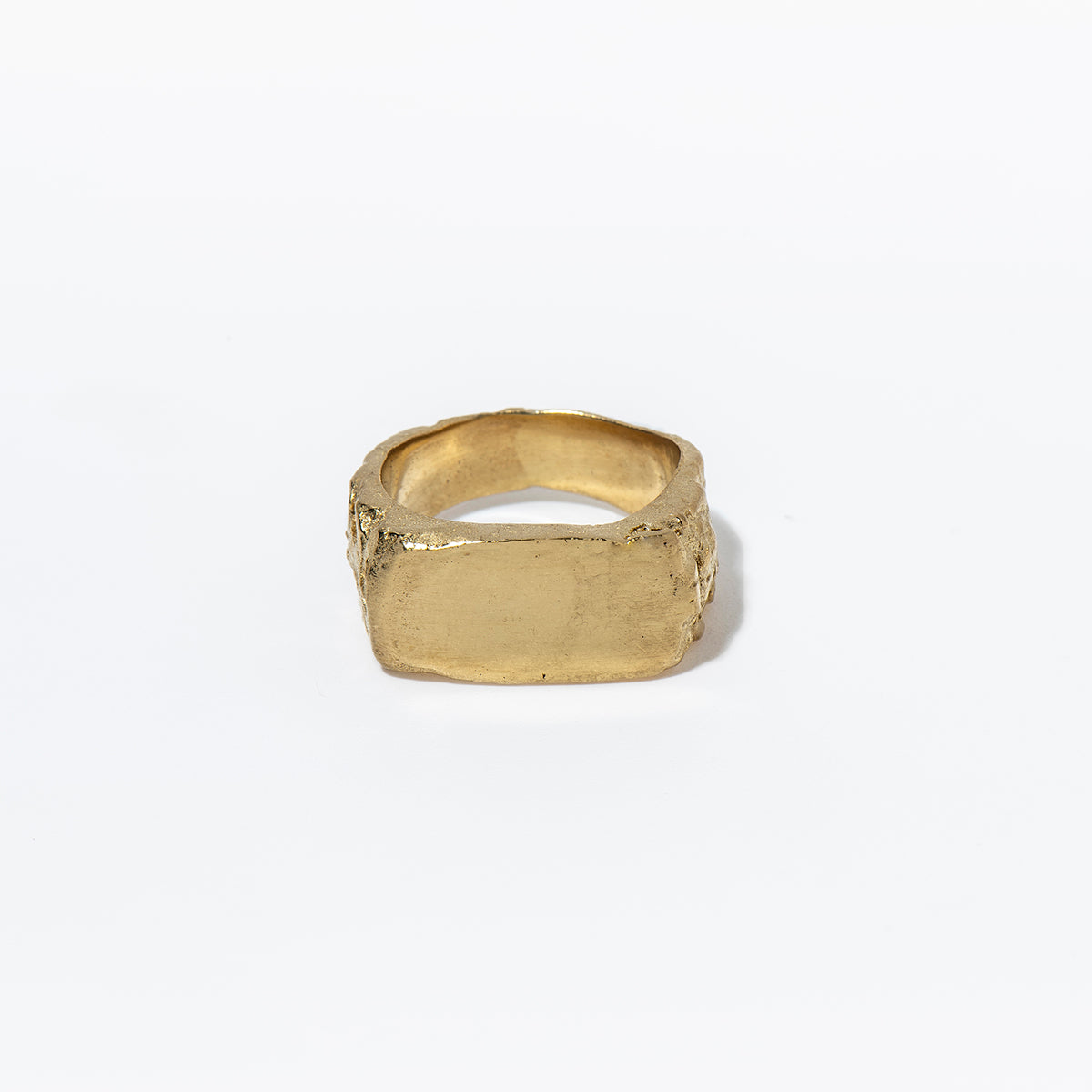 LOW SIGNET RING 18K