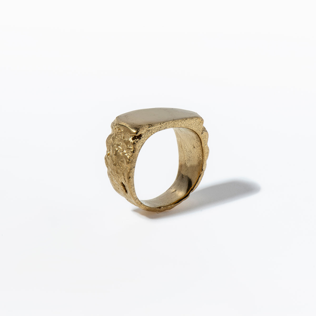 LOW SIGNET RING 18K