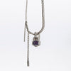 PINK SHEEN SAPPHIRE necklace