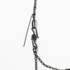 PINK CZ CHAINS necklace