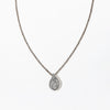 SILVER DROP necklace