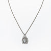 SILVER DROP PEARL necklace