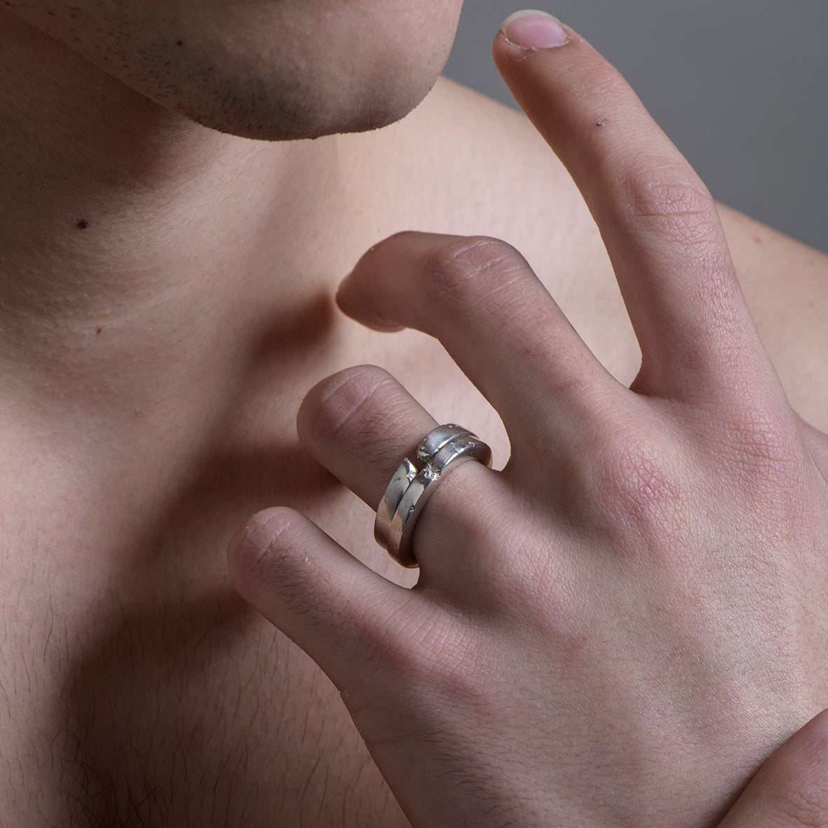 Crevice Ring Pair