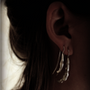 New Moon Crescent Earrings