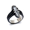 Crystal Ring, Statement Ring, Quartz Ring, Handmade Ring, Raw Stone Ring, Dark Ring, Modern Ring, Edgy Ring, Artisan Ring, Talisman Ring, Silver Ring Stone, Handcrafted Ring, Black Fashion Ring, Contemporary Ring, Dark Silver Ring, One Of A Kind Ring, OOAK Ring