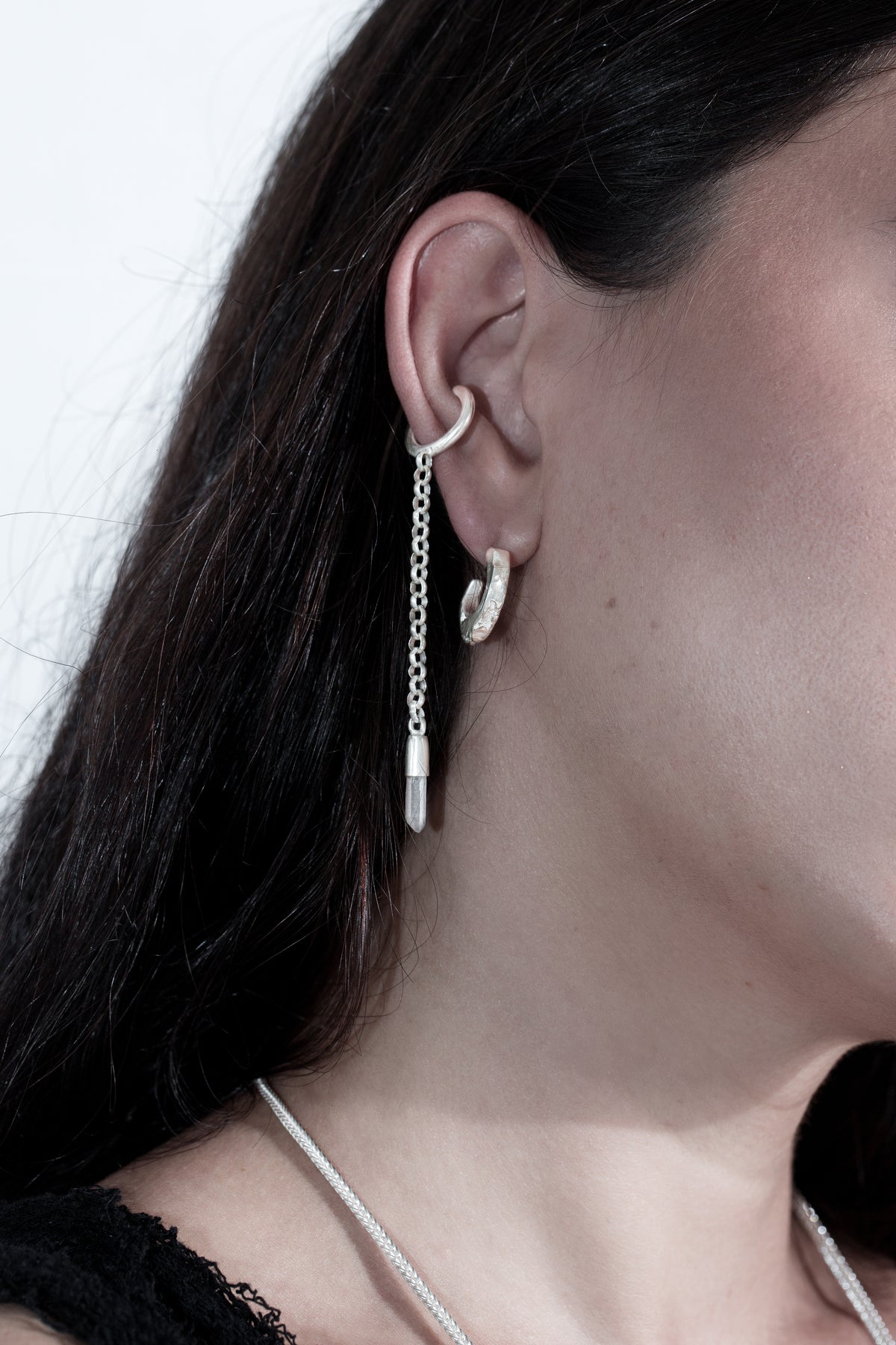 Dangle Crystal Ear cuff