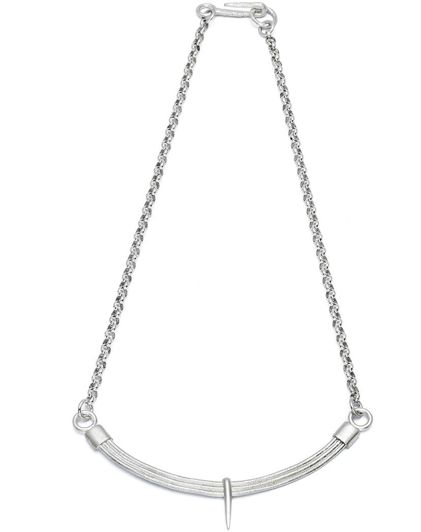 Silver Choker Chain Necklace For Women